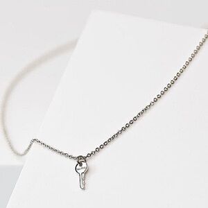 The‎ Giving Keys Mini Silver Believe Key Necklace